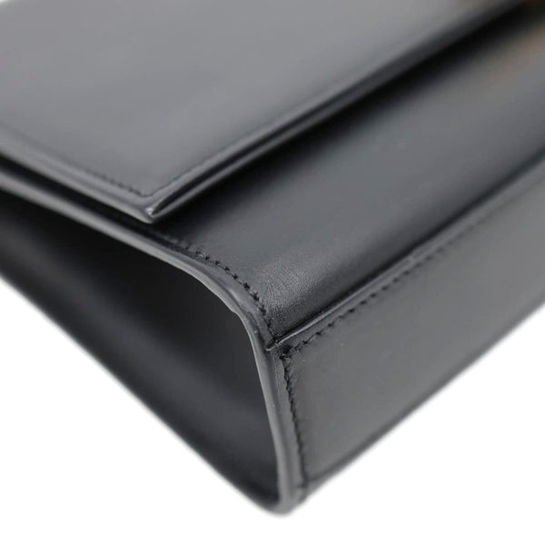 YVES SAINT LAURENT Kate Tassel Smooth Calfskin Leather Chain Crossbody Bag Black