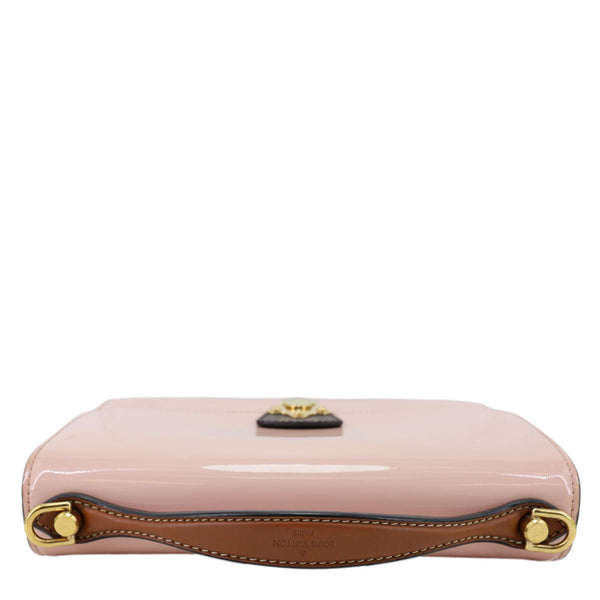 LOUIS VUITTON Cherrywood BB Vernis Leather Crossbody Bag Pink