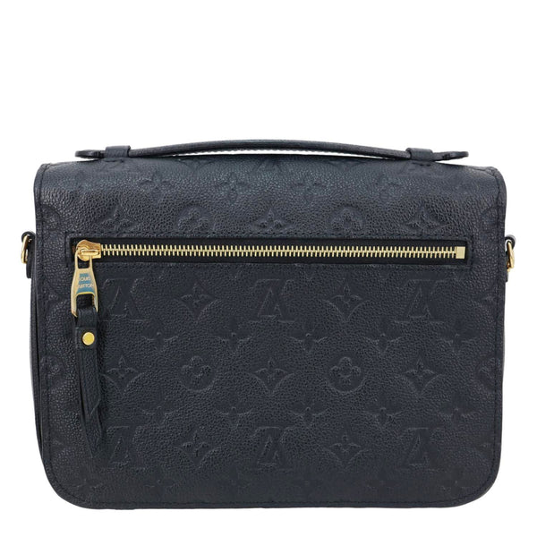 LOUIS VUITTON Metis Pochette Empreinte Leather Crossbody Bag Black