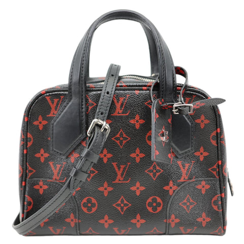 LOUIS VUITTON Dora BB Monogram Infrarouge Shoulder Bag Black