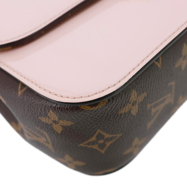 LOUIS VUITTON Cherrywood BB Vernis Leather Crossbody Bag Pink