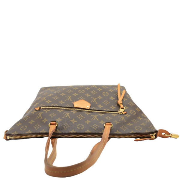 LOUIS VUITTON Iena MM Monogram Canvas Shoulder Bag Brown