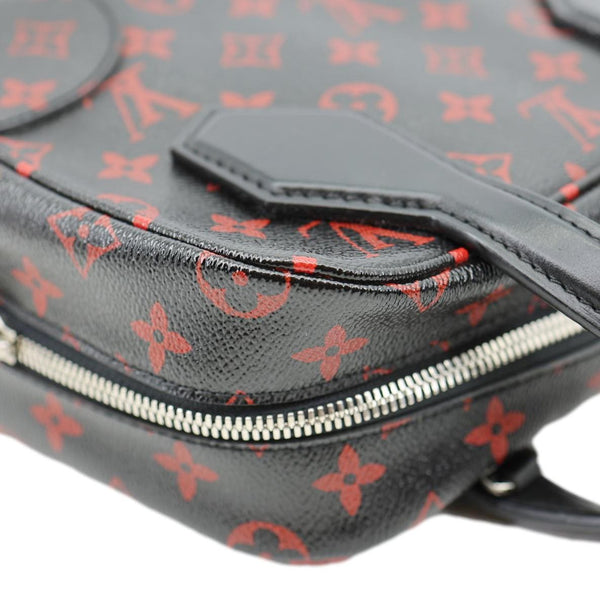 LOUIS VUITTON Dora BB Monogram Infrarouge Shoulder Bag Black