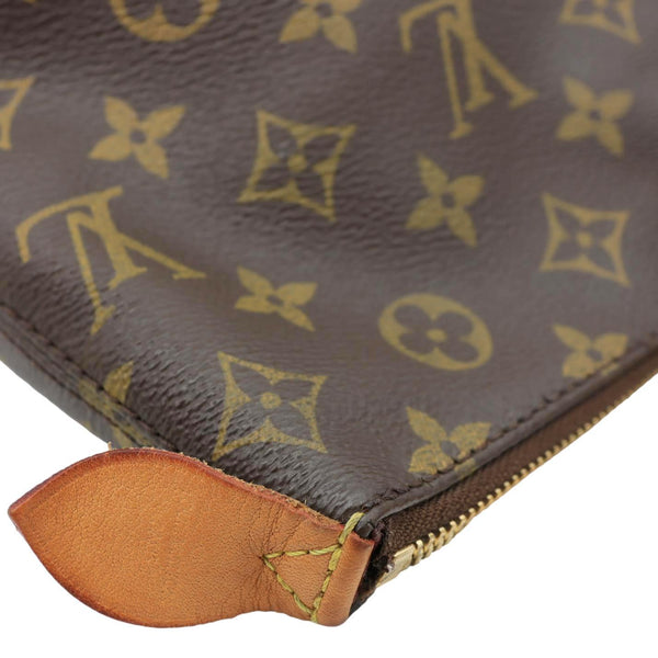 LOUIS VUITTON Iena MM Monogram Canvas Shoulder Bag Brown