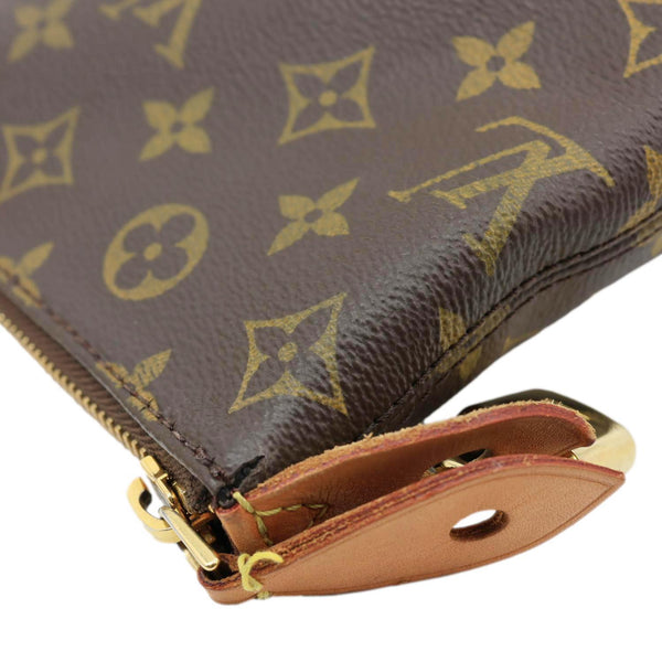 LOUIS VUITTON Iena MM Monogram Canvas Shoulder Bag Brown