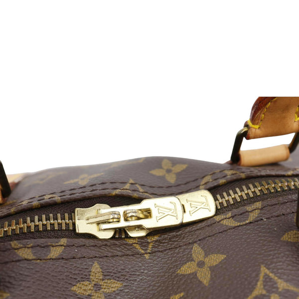 LOUIS VUITTON Keepall 50 Monogram Canvas Travel Bag Brown