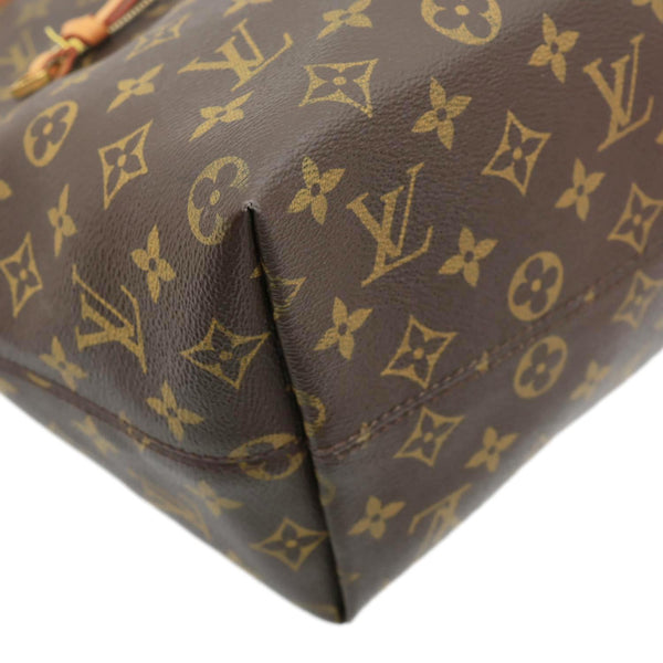 LOUIS VUITTON Iena MM Monogram Canvas Shoulder Bag Brown