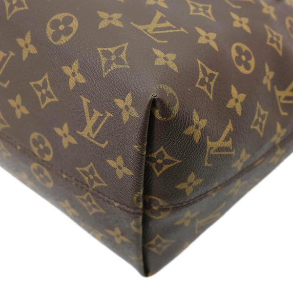 LOUIS VUITTON Iena MM Monogram Canvas Shoulder Bag Brown