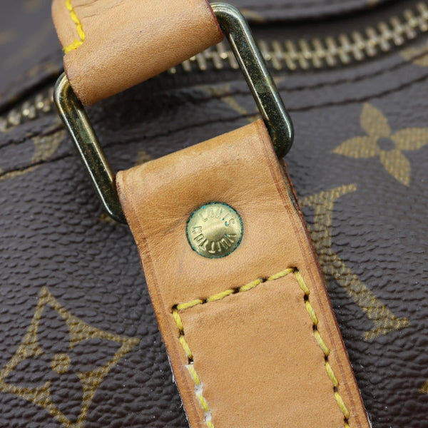LOUIS VUITTON Keepall 50 Monogram Canvas Travel Bag Brown
