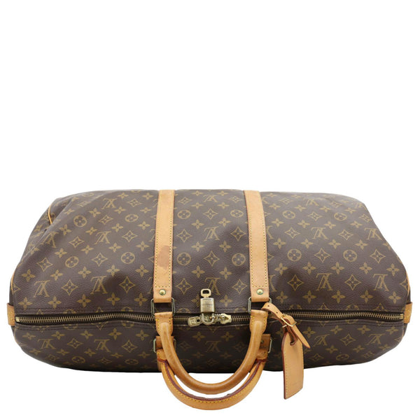 LOUIS VUITTON Keepall 50 Monogram Canvas Travel Bag Brown