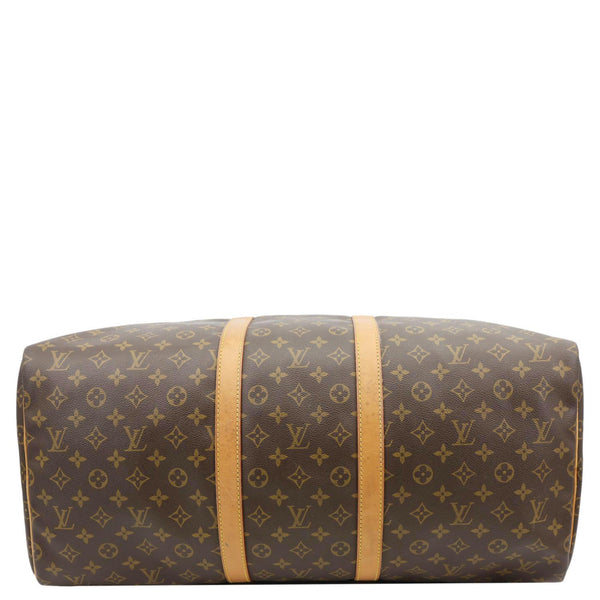 LOUIS VUITTON Keepall 50 Monogram Canvas Travel Bag Brown