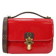 LOUIS VUITTON Cherrywood BB Vernis Leather Crossbody Bag Scarlet