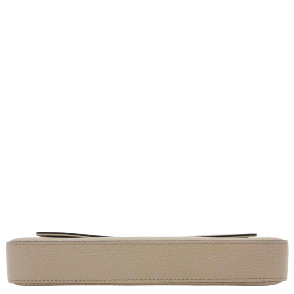 LOUIS VUITTON Felicie Pochette Monogram Empreinte Crossbody Bag Tourterelle Creme