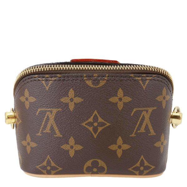 LOUIS VUITTON Just In Case Monogram Canvas Crossbody Bag Brown