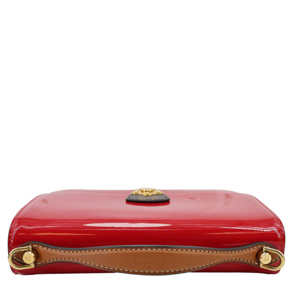 LOUIS VUITTON Cherrywood BB Vernis Leather Crossbody Bag Scarlet
