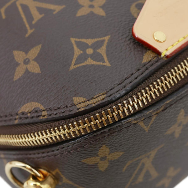 LOUIS VUITTON Just In Case Monogram Canvas Crossbody Bag Brown