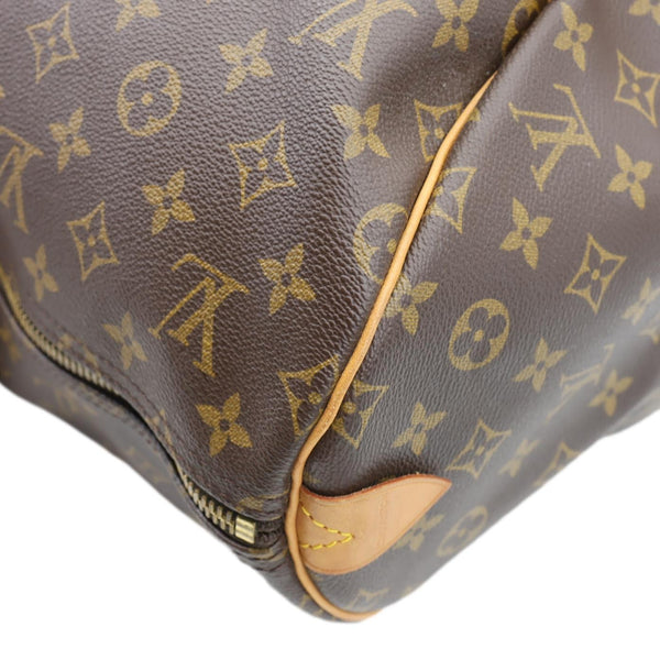 LOUIS VUITTON Keepall 50 Monogram Canvas Travel Bag Brown