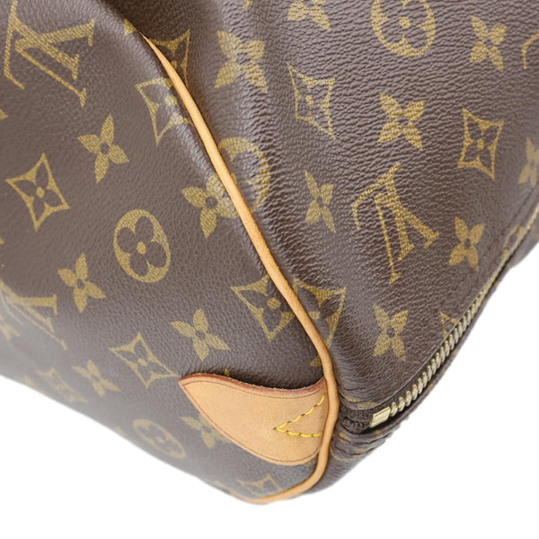 LOUIS VUITTON Keepall 50 Monogram Canvas Travel Bag Brown