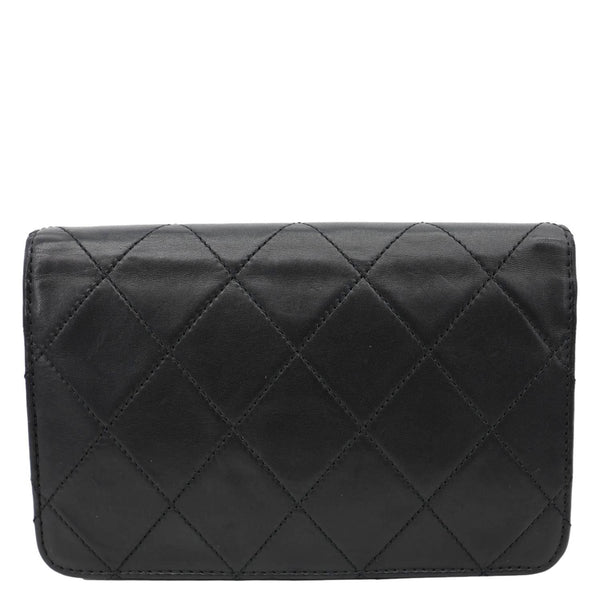 CHANEL Golden Class Quilted Leather Chain Wallet Crossbody Bags Black