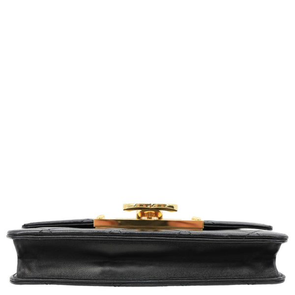 CHANEL Golden Class Quilted Leather Chain Wallet Crossbody Bags Black