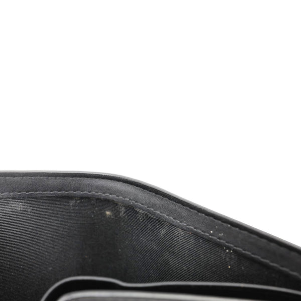 BURBERRY London Check-Print Canvas Bi-Fold Wallet Black