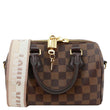 LOUIS VUITTON Speedy 20 Bandouliere Damier Ebene Shoulder Bag Brown