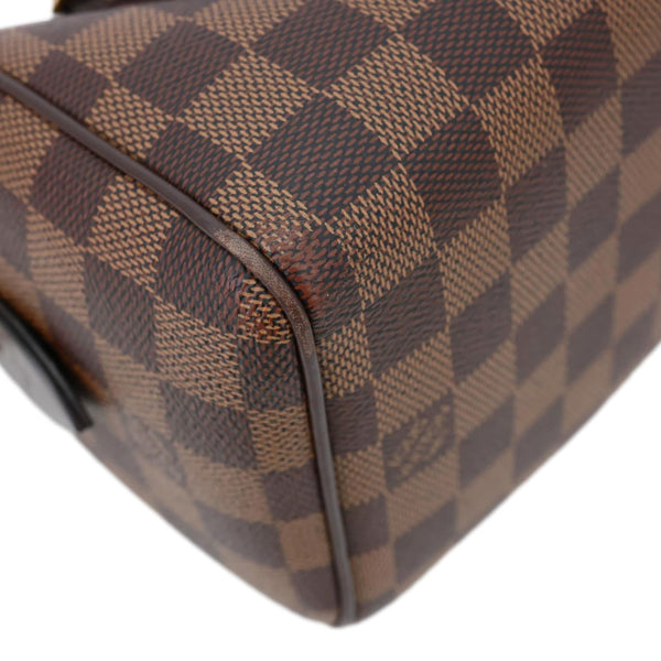LOUIS VUITTON Speedy 20 Bandouliere Damier Ebene Shoulder Bag Brown