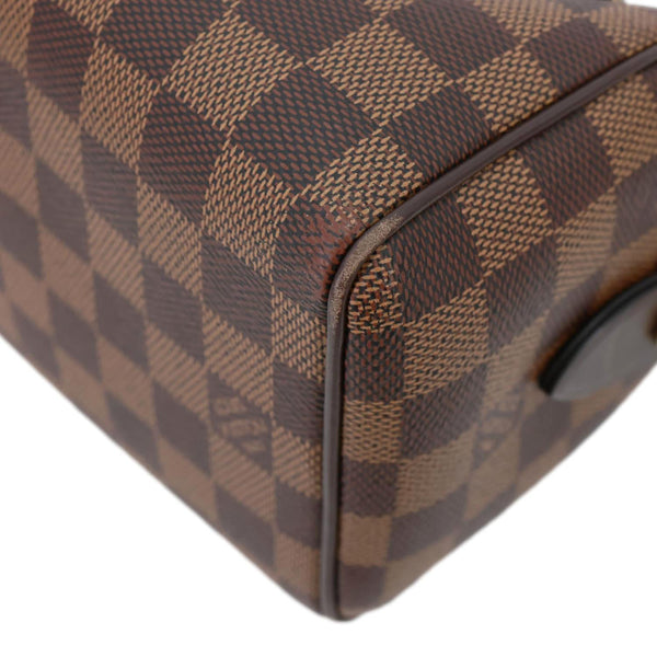 LOUIS VUITTON Speedy 20 Bandouliere Damier Ebene Shoulder Bag Brown