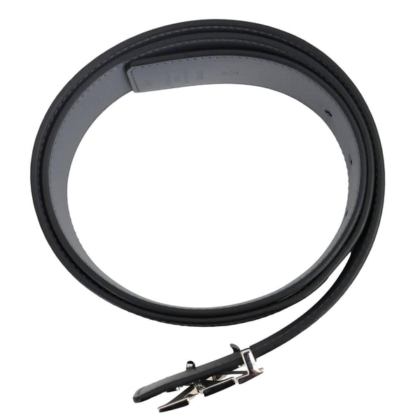 LOUIS VUITTON LV Initiales Reversible Monogram Eclipse Canvas Belt Size 95/38 Black