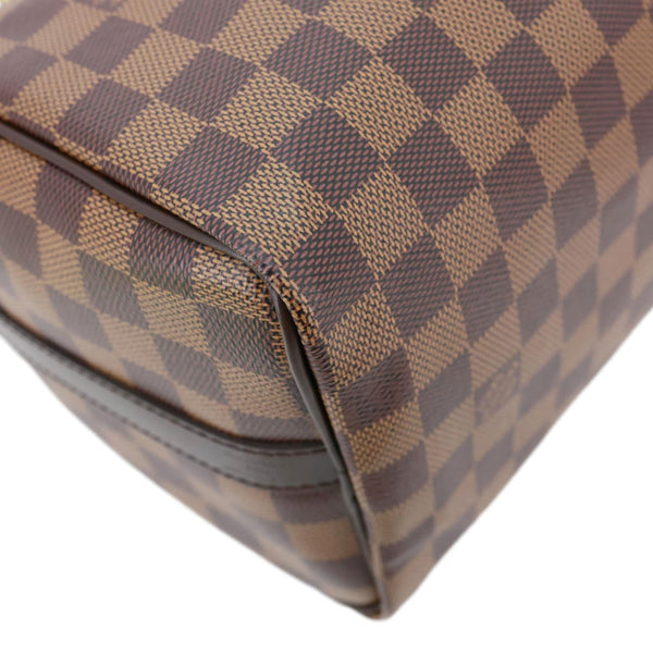 LOUIS VUITTON Speedy 25 Bandouliere Damier Ebene Shoulder Bag Brown