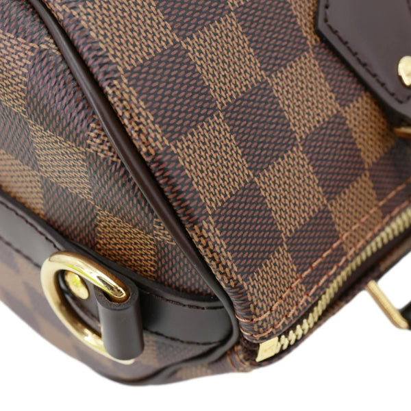 LOUIS VUITTON Speedy 25 Bandouliere Damier Ebene Shoulder Bag Brown