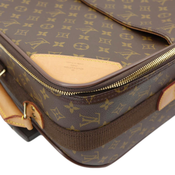 LOUIS VUITTON Pegase 55 Monogram Canvas Business Suitcase Travel Bag Brown