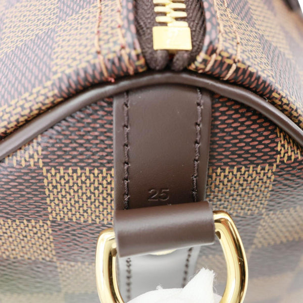 LOUIS VUITTON Speedy 25 Bandouliere Damier Ebene Shoulder Bag Brown