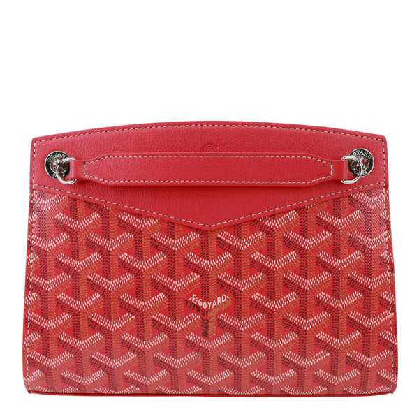 GOYARD Rouette Structure Mini Canvas Shoulder Bag Pink