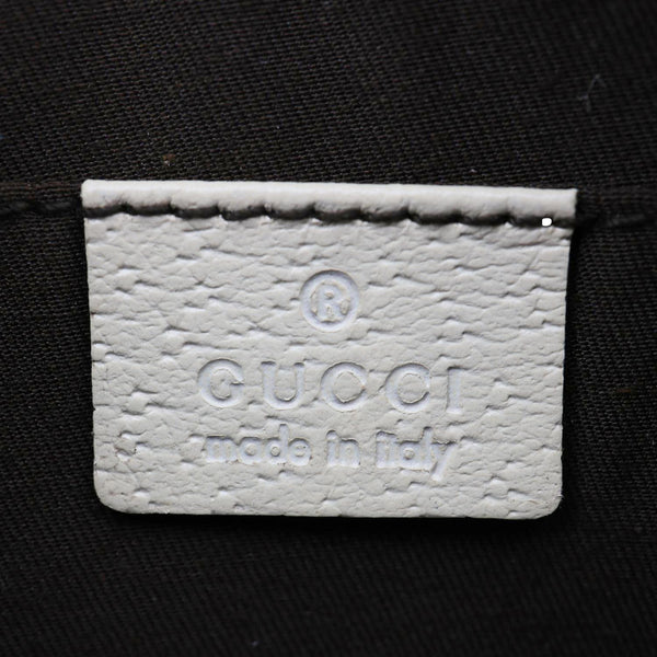 GUCCI Princy Web Monogram Canvas Wristlet Beige 162846