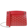 GOYARD Rouette Structure Mini Canvas Shoulder Bag Pink