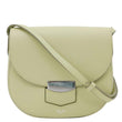 CELINE Trotteur Small Grained Calfskin Leather Shoulder Bag Sage