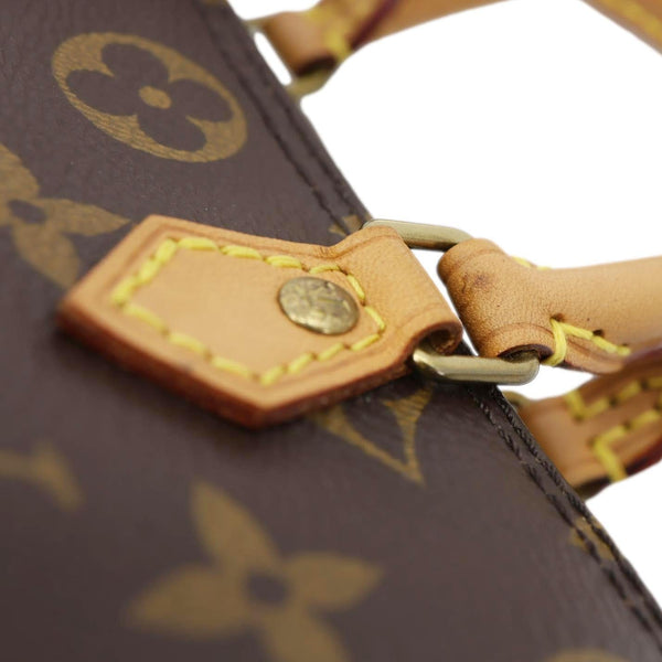 LOUIS VUITTON Nano Speedy Bandouliere Monogram Canvas Crossbody Bag Brown