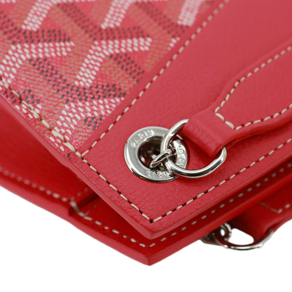 GOYARD Rouette Structure Mini Canvas Shoulder Bag Pink