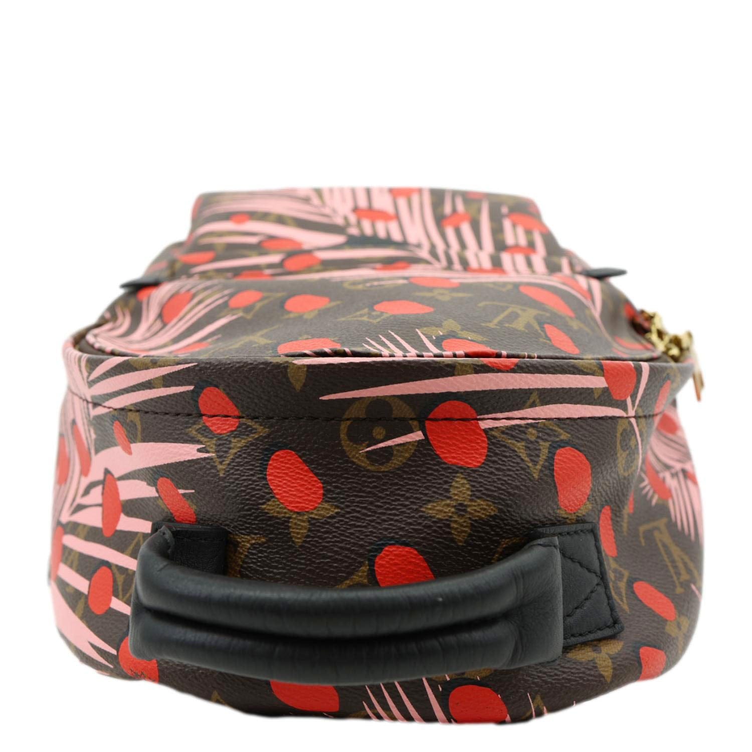louis vuitton backpack palm trees Louis Vuitton 2016 Monogram Jungle Dots Palm Springs Pm Backpack