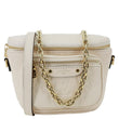 LOUIS VUITTON Mini Monogram Empreinte Leather Bumbag Cream