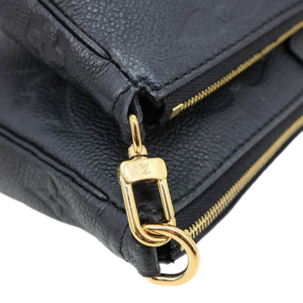LOUIS VUITTON Multi Pochette Accessoires Monogram Empreinte Leather Crossbody Bag Black