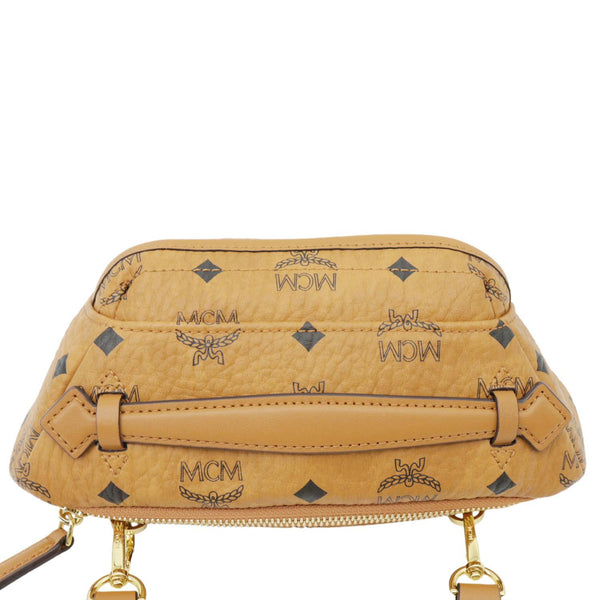 MCM Monogram Visetos Coated Canvas Bumbag Cognac