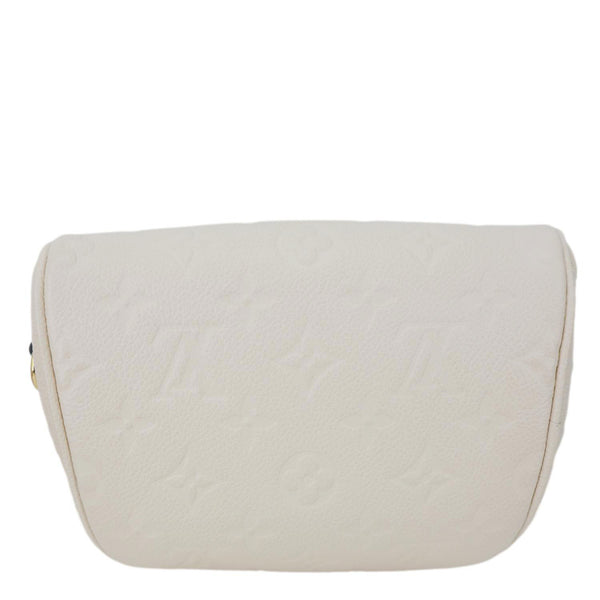 LOUIS VUITTON Mini Monogram Empreinte Leather Bumbag Cream