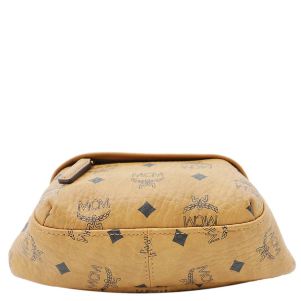 MCM Monogram Visetos Coated Canvas Bumbag Cognac