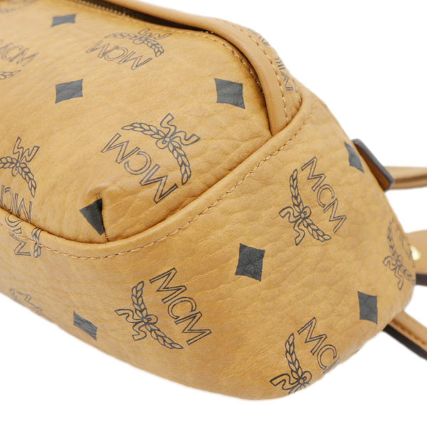 MCM Monogram Visetos Coated Canvas Bumbag Cognac