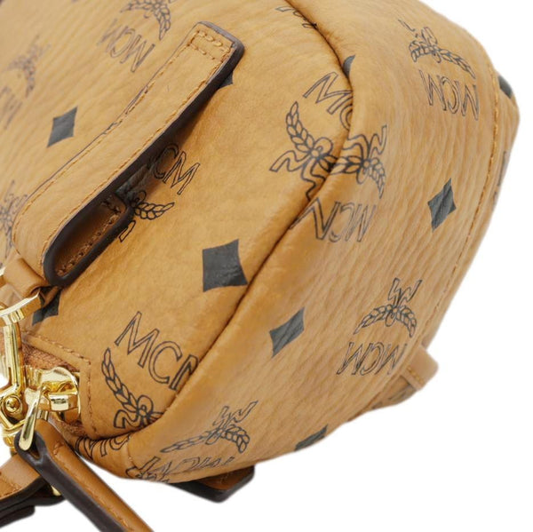 MCM Monogram Visetos Coated Canvas Bumbag Cognac