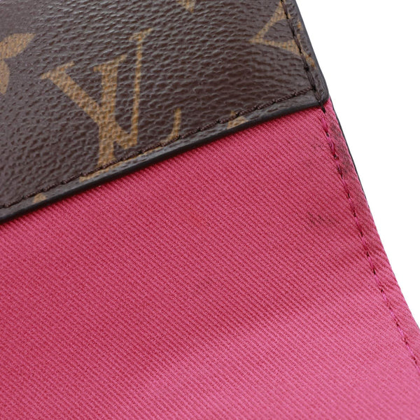LOUIS VUITTON Cluny BB Monogram Canvas Crossbody Bag Brown