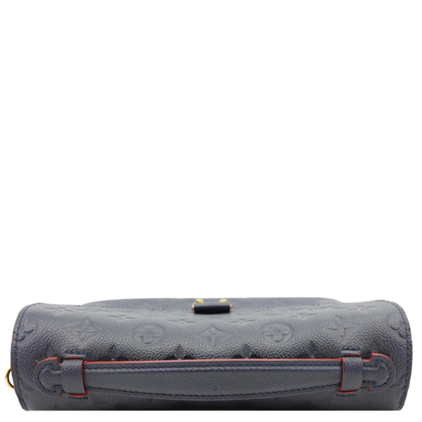 LOUIS VUITTON Metis Pochette Empreinte Leather Crossbody Bag Navy Blue