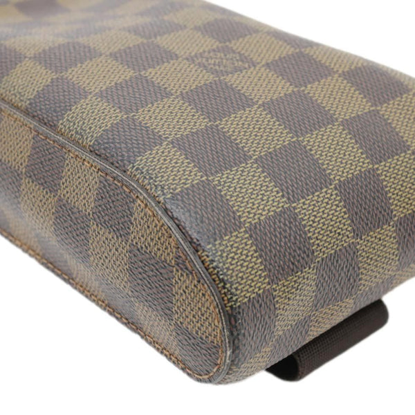 LOUIS VUITTON Geronimos Sling Damier Ebene Crossbody Bag Brown